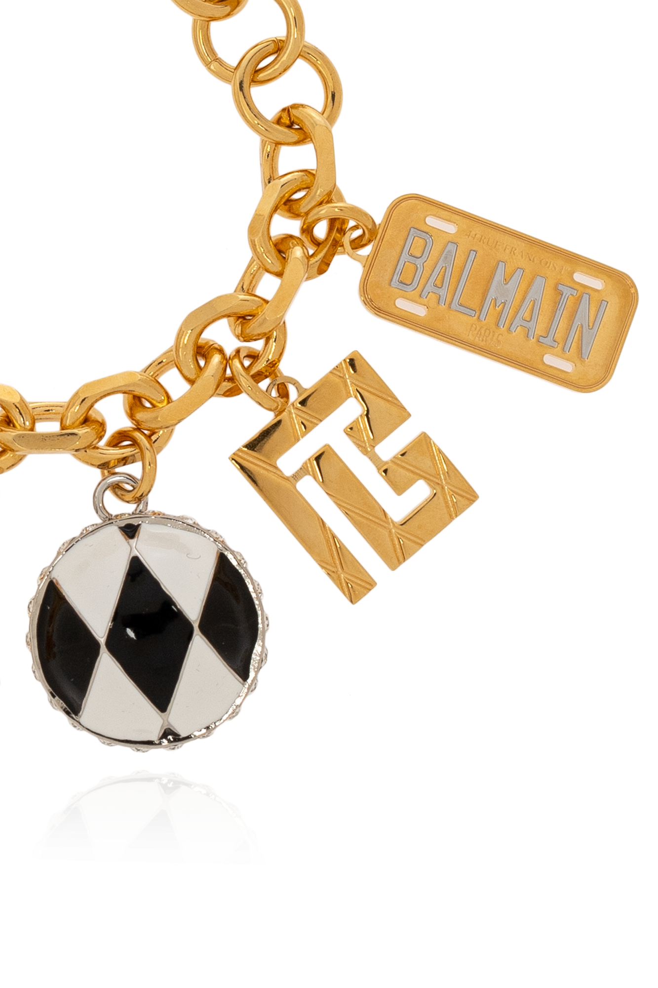 Gold Bracelet with Charms Balmain - Balmain PB-monogram